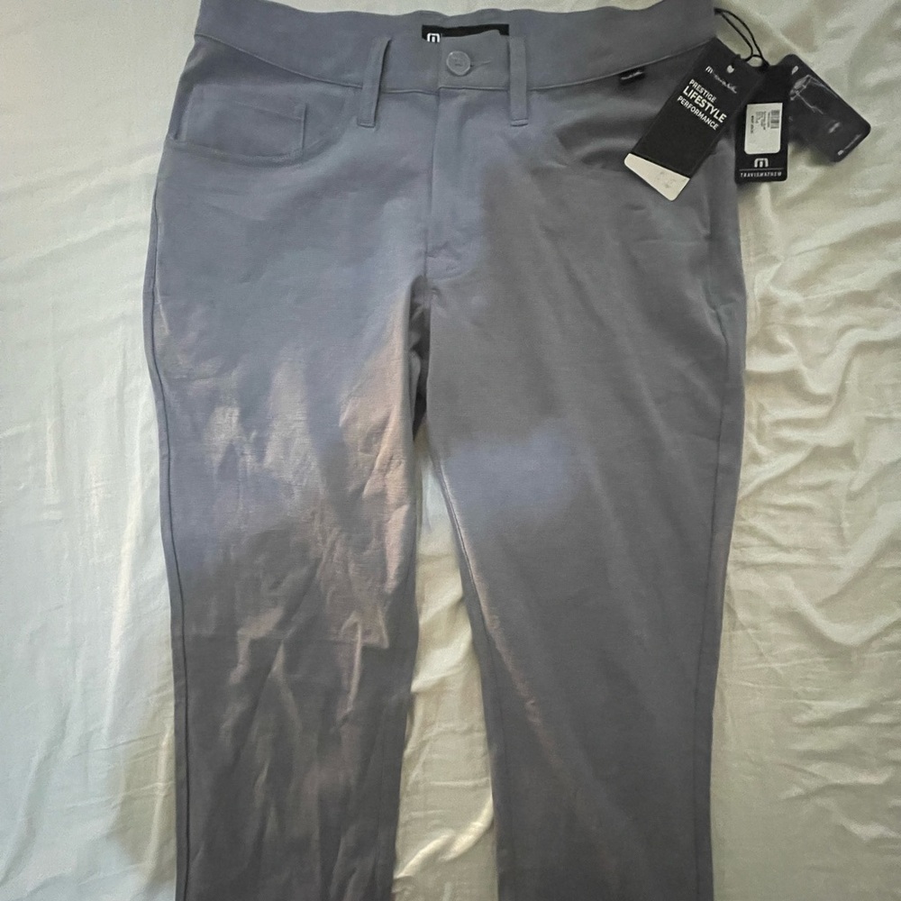 Travis Mathew Slack Performance Golf Pants 30 stretch nwt new with tags gray
